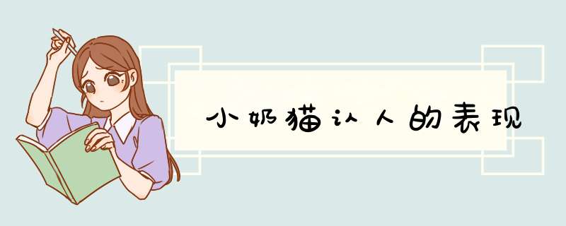 小奶猫认人的表现,第1张