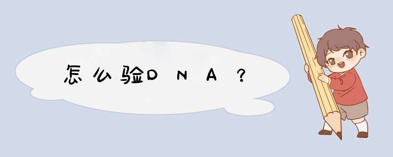 怎么验DNA?,第1张 怎么验DNA?,第1张