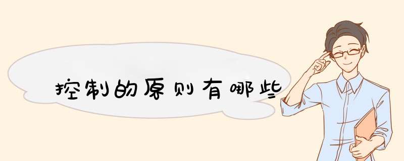 控制的原则有哪些,第1张