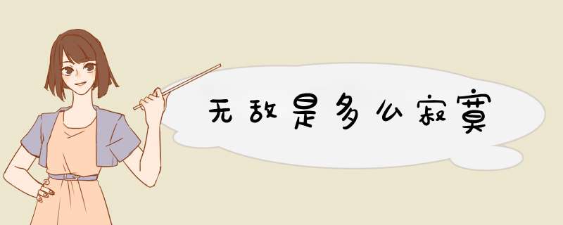 无敌是多么寂寞,第1张