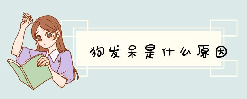 狗发呆是什么原因,第1张