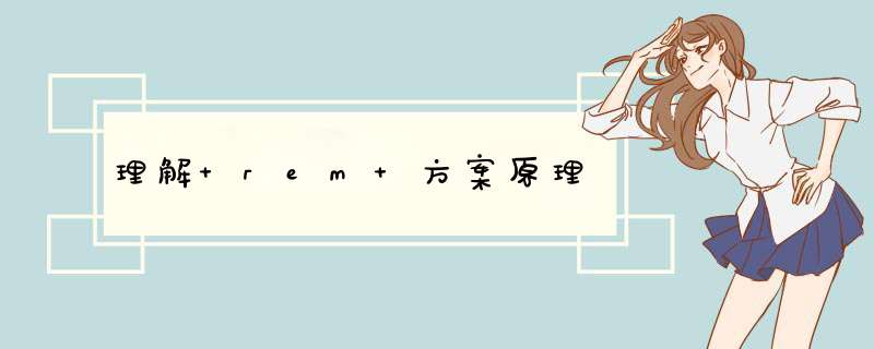 理解 rem 方案原理,第1张