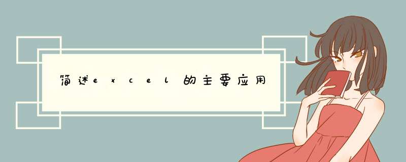 简述excel的主要应用,第1张 简述excel的主要应用,第1张
