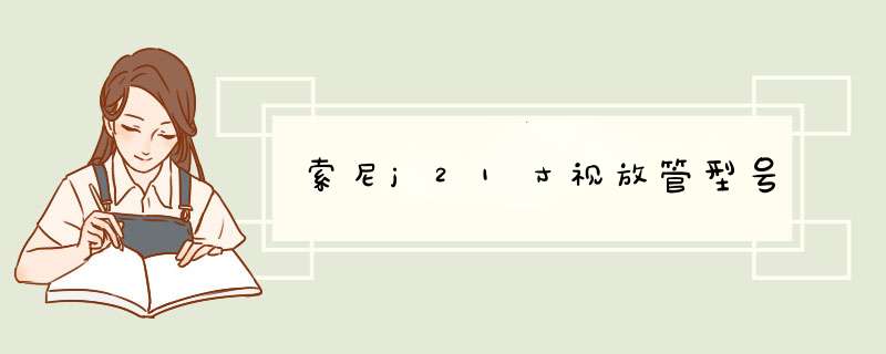 索尼j21寸视放管型号,第1张