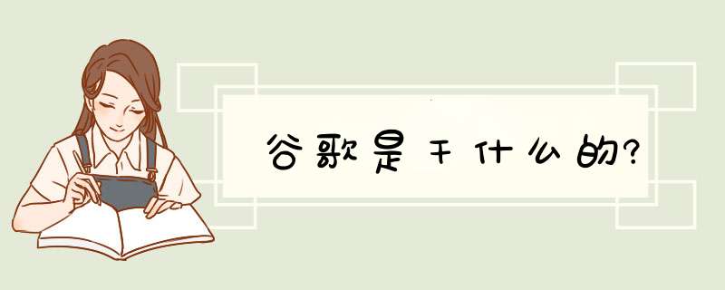 谷歌是干什么的?,第1张