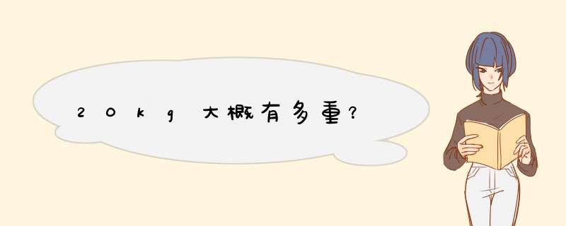 20kg大概有多重?,第1张 20kg大概有多重?,第1张