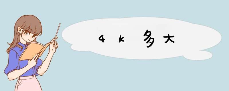 4k多大,第1张