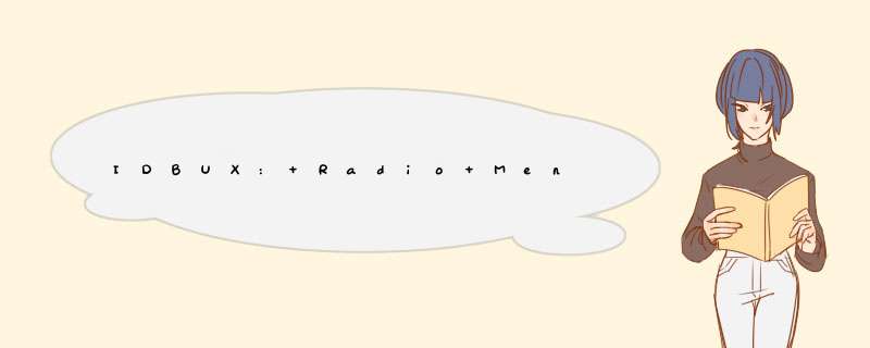 IDBUX: Radio Menu Items,第1张
