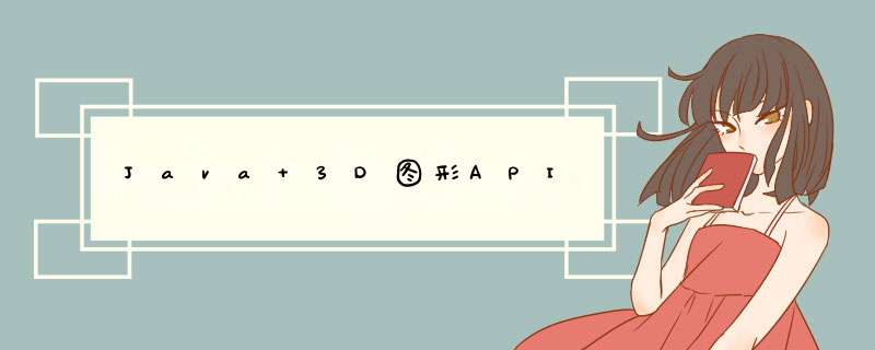 Java 3D图形API,第1张