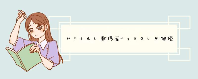 MYSQL数据库MySQL外键使用详解,第1张 MYSQL数据库MySQL外键使用详解,第1张