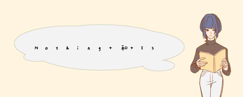 Nothing 和 Is,第1张