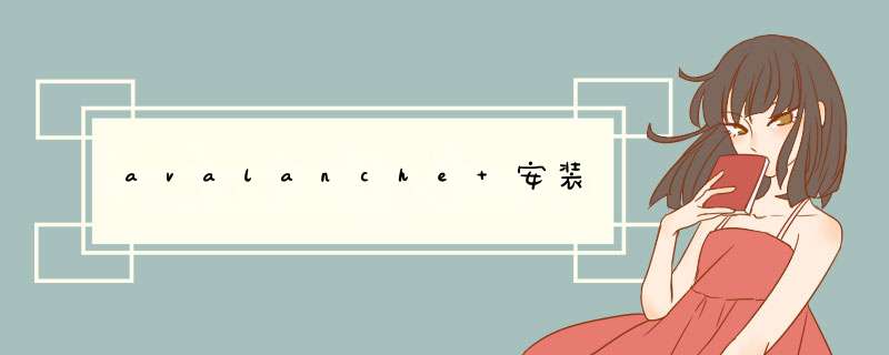avalanche 安装,第1张