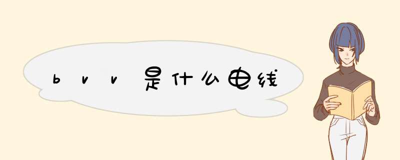 bvv是什么电线,第1张 bvv是什么电线,第1张