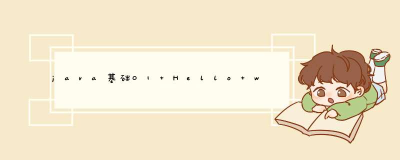 java基础01 Hello world,第1张