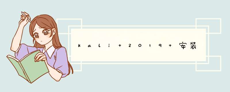 kali 2019 安装,第1张