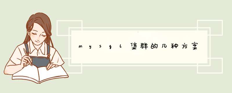 mysql集群的几种方案,第1张