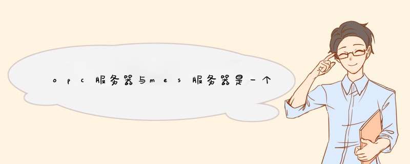 opc服务器与mes服务器是一个吗,第1张 opc服务器与mes服务器是一个吗,第1张