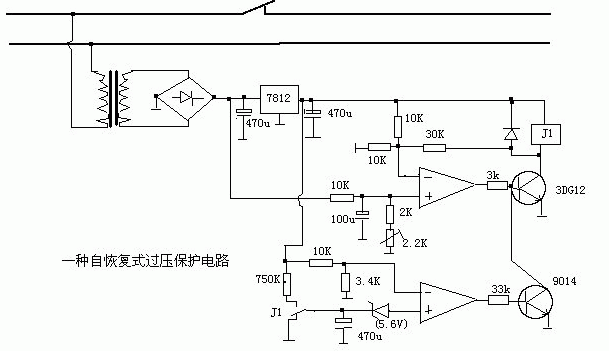 [图文]一种自恢复过压保护电路,第2张