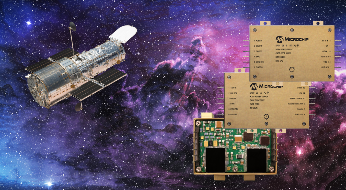 Microchip宣布业界唯一的标准非混合型宇航级电源转换器系列，现已新增28伏（V）输入耐辐射选项,第2张