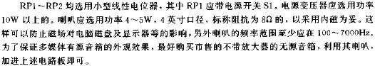 自制多媒体有源音箱,第3张