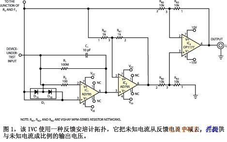 快速稳定的微微安培计电路原理及设计,第2张