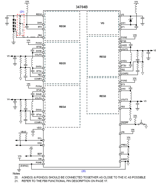 基于Freescale的MC34704多路DC电源管理方案,第5张 基于Freescale的MC34704多路DC电源管理方案,第5张