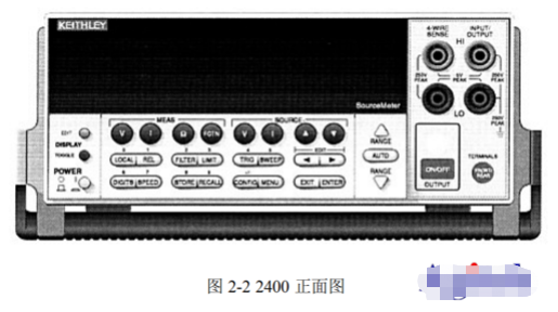 吉时利源表2400系列的功能特点和面板信息分析,第4张