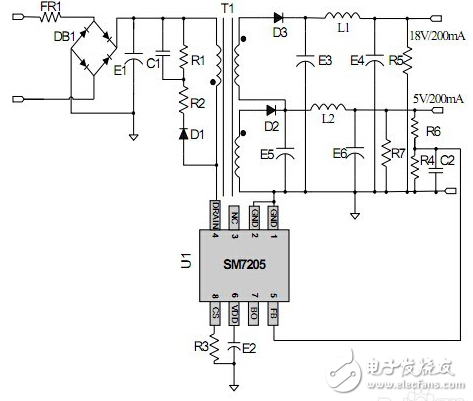 电磁炉的电源芯片_SM7205电磁炉电源芯片方案分析,第5张 电磁炉的电源芯片_SM7205电磁炉电源芯片方案分析,电磁炉的电源芯片_M7205电磁炉电源芯片方案分析,第5张