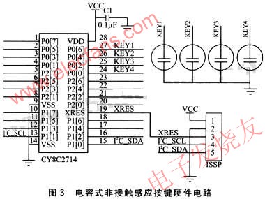 基于PSoC片上系统芯片的非接触式感应按键界面设计,第8张